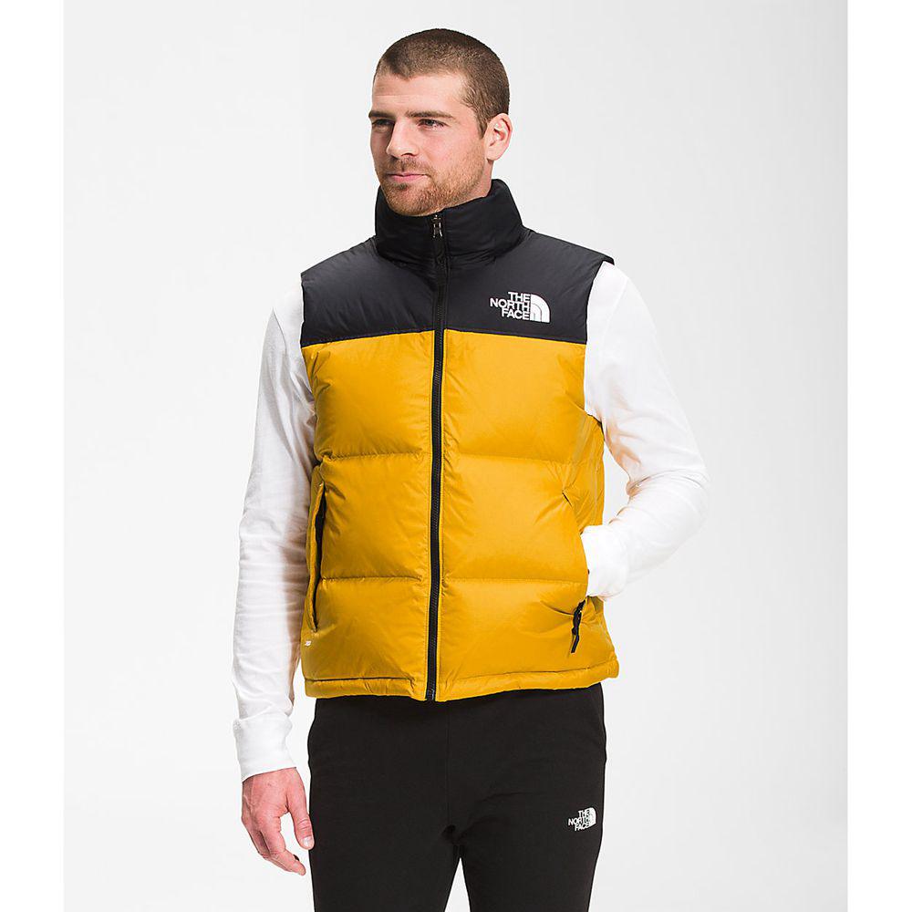 The North Face 1996 Retro Ανδρικα Μπουφάν Nuptse - Κίτρινα (RDGB39284)